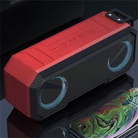X8 Kabelloser Bluetooth-Lautsprecher, wasserdichter IPX7-Farblicht-Subwoofer