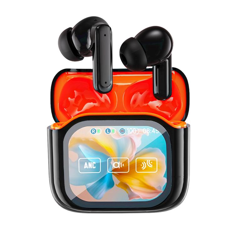 JM19 Bluetooth-Kopfhörer mit Touchscreen und Farbbildschirm, aktiver Geräuschunterdrückung (ANC) und Übersetzer