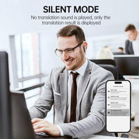 JM19 Bluetooth-Kopfhörer mit Touchscreen und Farbbildschirm, aktiver Geräuschunterdrückung (ANC) und Übersetzer
