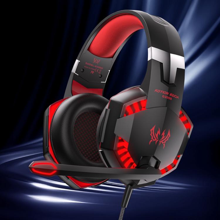 KOTION EACH G2000 Kabelgebundenes Gaming-Headset mit LED-Beleuchtung