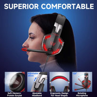 KOTION EACH G2000 Kabelgebundenes Gaming-Headset mit LED-Beleuchtung