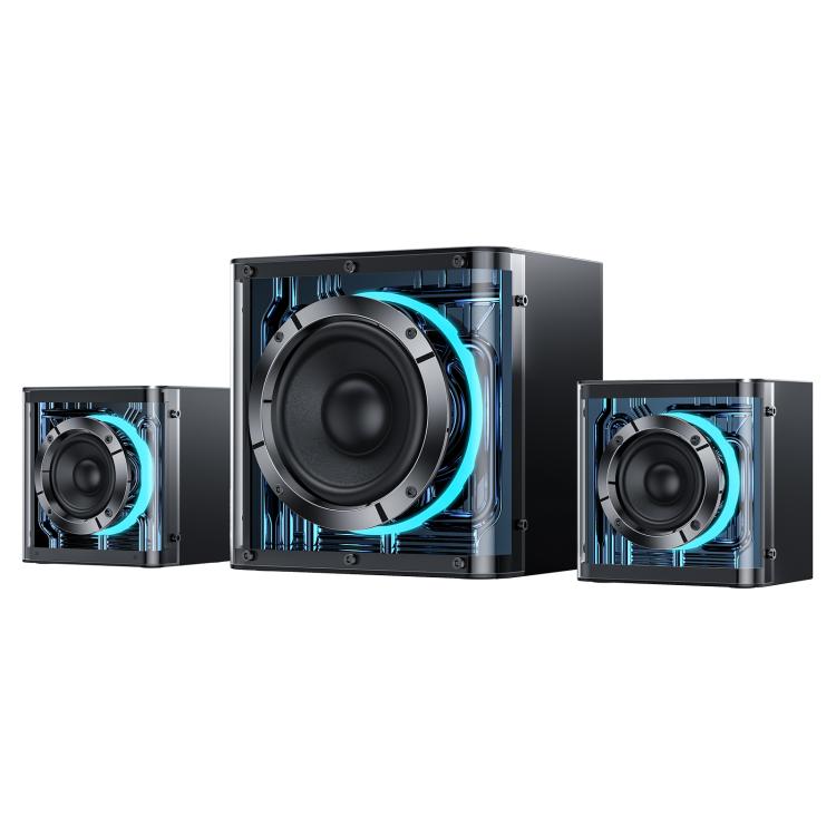 Yesido YSW41 40W 2.1-Kanal-System mit farbenfrohem RGB-Bluetooth-Lautsprecher und Subwoofer, YSW41
