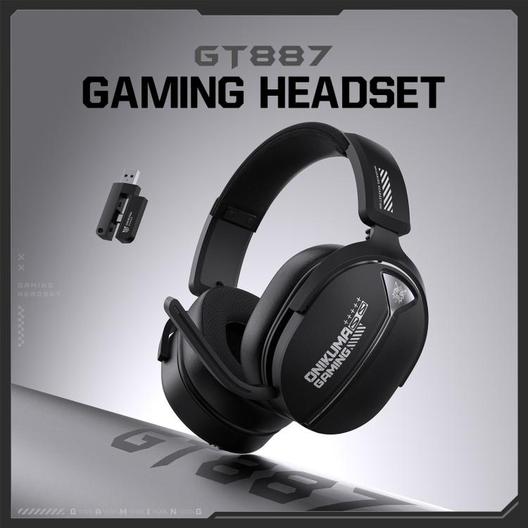 ONIKUMA GT887 Bluetooth 2.4G Gaming-Headset mit vier Modi (kabelgebunden/kabellos), GT887