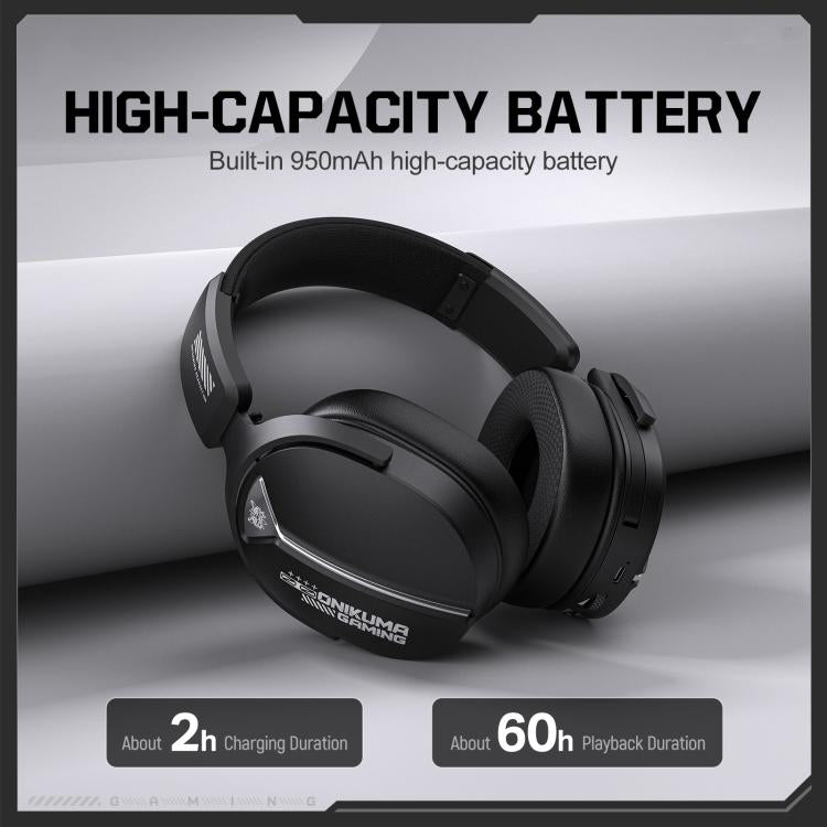 ONIKUMA GT887 Bluetooth 2.4G Gaming-Headset mit vier Modi (kabelgebunden/kabellos), GT887