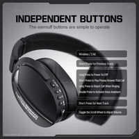 ONIKUMA GT887 Bluetooth 2.4G Gaming-Headset mit vier Modi (kabelgebunden/kabellos), GT887