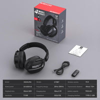 ONIKUMA GT887 Bluetooth 2.4G Gaming-Headset mit vier Modi (kabelgebunden/kabellos), GT887