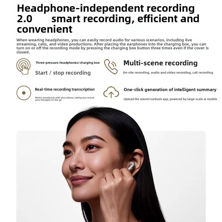 Original Xiaomi Buds 6 Semi-In-Ear TWS Bluetooth-Kopfhörer