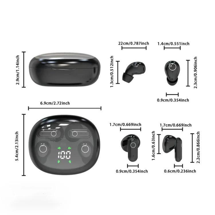 SK35 Vier-Ohr Schmerzfreier Mini-In-Ear-Bluetooth-Kopfhörer