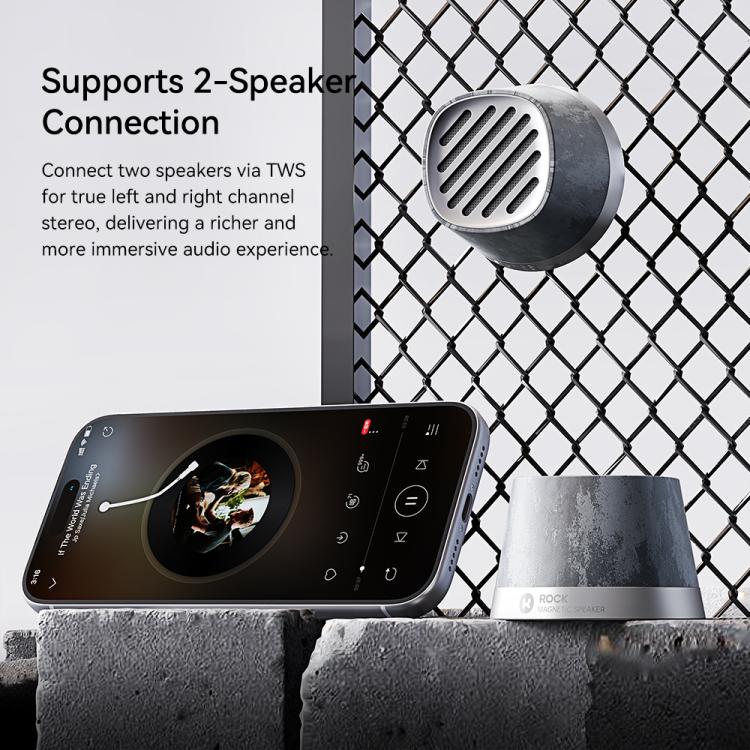 ROCK K13 Pro Mini Magnetischer Bluetooth-Lautsprecher mit kabelloser Ladefunktion