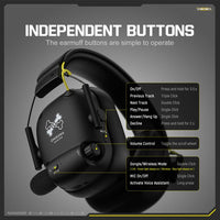 ONIKUMA GT888 Bluetooth 2.4G Gaming-Headset mit vier Modi (kabelgebunden/kabellos), GT888