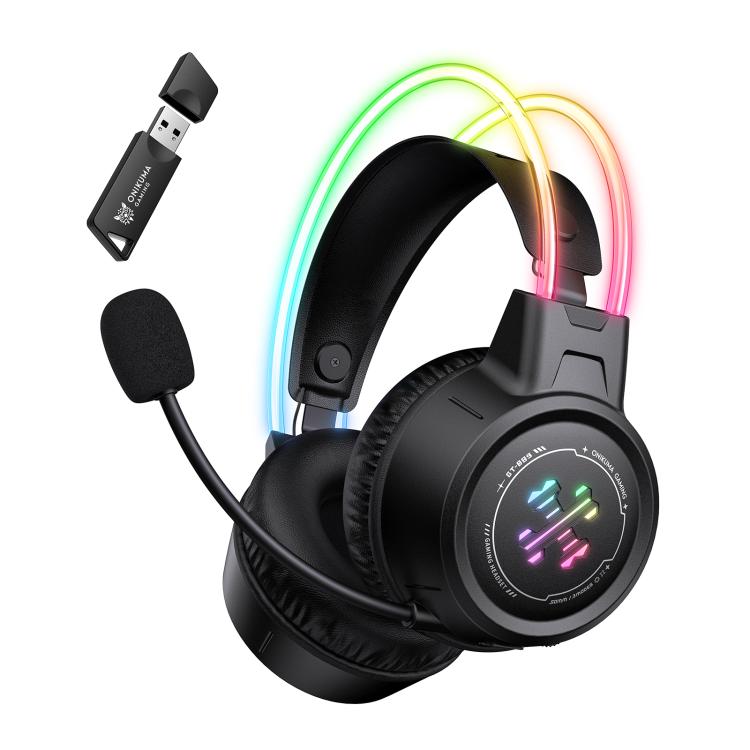 ONIKUMA GT889 Tri-Mode RGB Bluetooth 2.4G Kabelgebundenes Gaming-Headset, GT889
