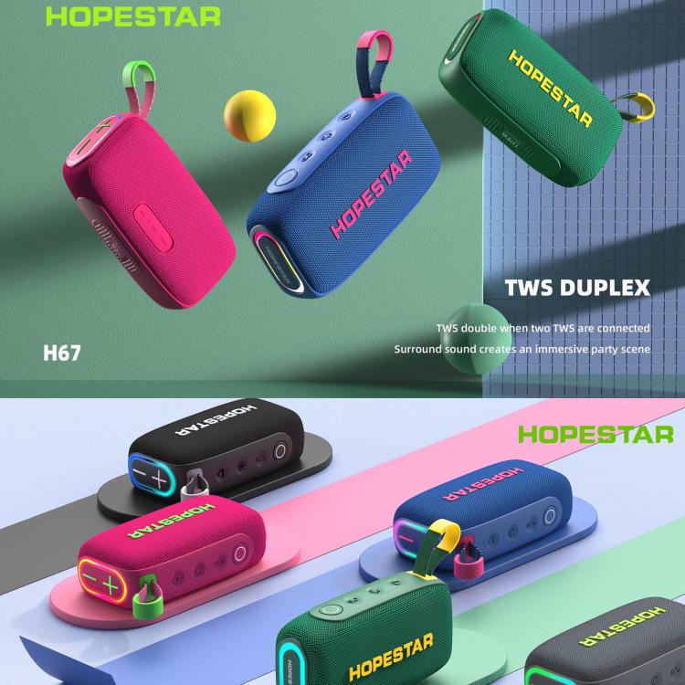 HOPESTAR H67 30W Outdoor IPX7 Wasserdichter kabelloser Bluetooth-Lautsprecher