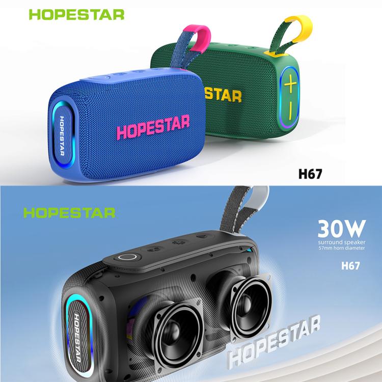 HOPESTAR H67 30W Outdoor IPX7 Wasserdichter kabelloser Bluetooth-Lautsprecher