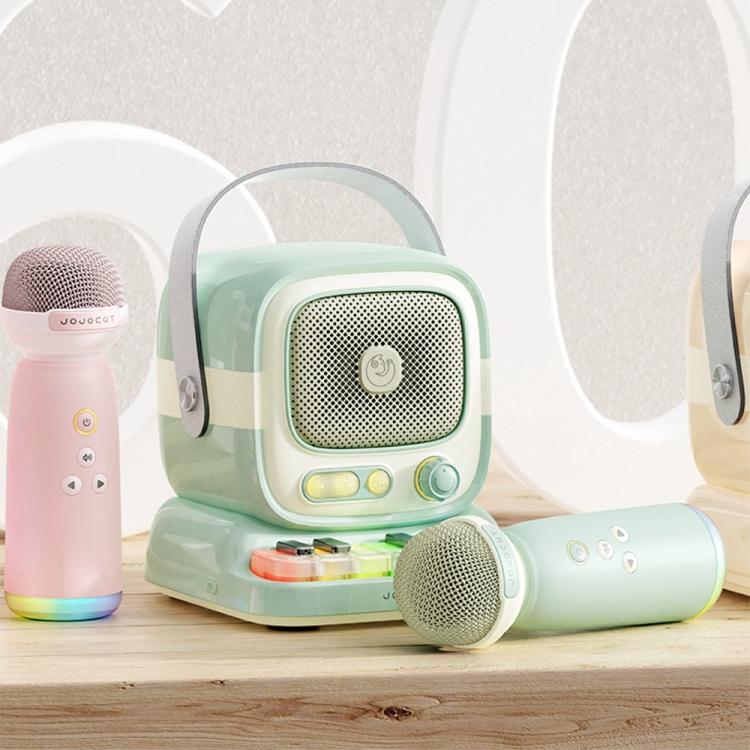 C60 Mini Bluetooth-fähiger Karaoke-Lautsprecher mit Klaviertastatur und drahtlosem Mikrofon