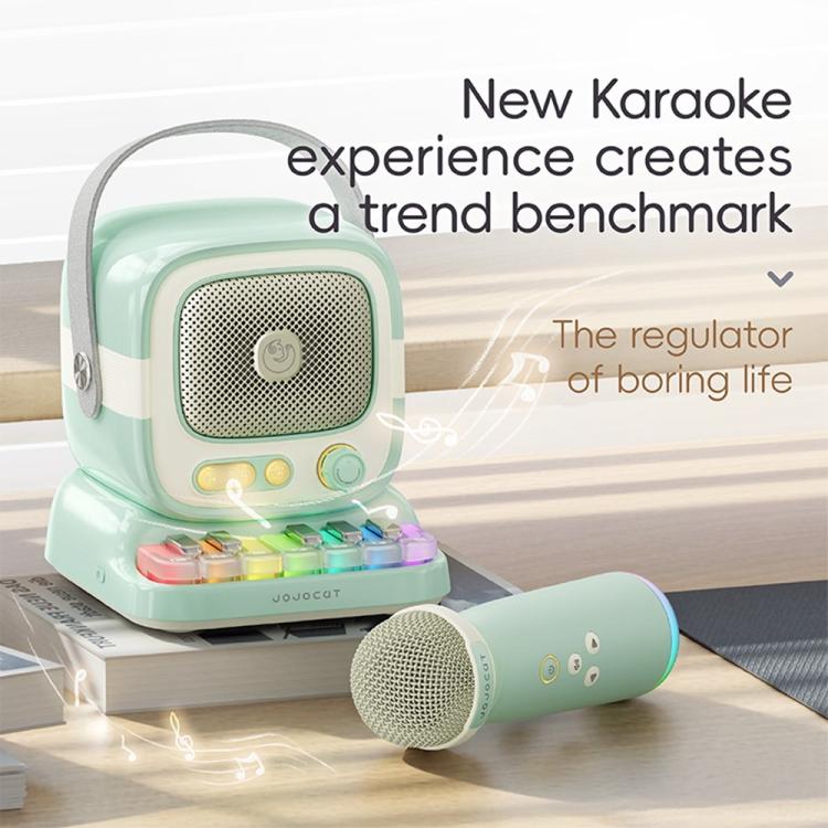 C60 Mini Bluetooth-fähiger Karaoke-Lautsprecher mit Klaviertastatur und drahtlosem Mikrofon