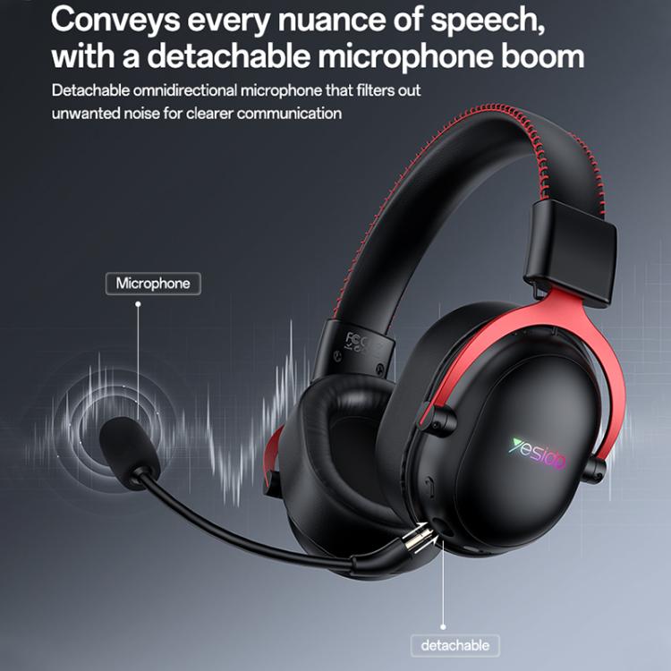 Yesido EK07 Drei-Modus-E-Sport-Gaming-RGB-Headset, EK07