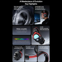 Yesido EK07 Drei-Modus-E-Sport-Gaming-RGB-Headset, EK07