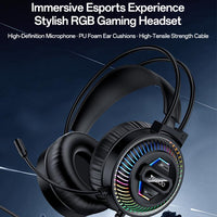 Yesido EK06 RGB Kabelgebundenes E-Sport-Gaming-Headset