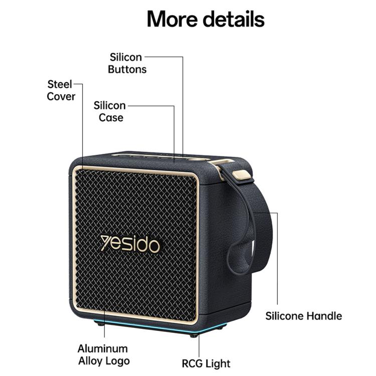 Yesido YSW47 30W Hochleistungs-Bluetooth-Lautsprecher, YSW47