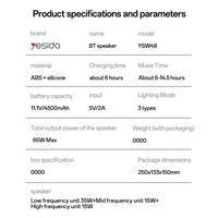 Yesido YSW48 65W Hochleistungs-Bluetooth-Lautsprecher, YSW48