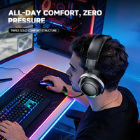LinX G5 Kabelloses Bluetooth-On-Ear-Gaming-Headset mit Mikrofon