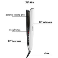 Yesido MG31 Haarglätter mit Negativ-Ionen-Technologie, 3 Temperaturstufen, schnell aufheizenden Keramikplatten, EU Plug, UK Plug