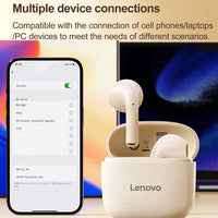 Lenovo EA166 TWS ENC Geräuschunterdrückung Halb-In-Ear Kabelloser Bluetooth-Kopfhörer, EA166