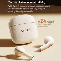 Lenovo EA166 TWS ENC Geräuschunterdrückung Halb-In-Ear Kabelloser Bluetooth-Kopfhörer, EA166