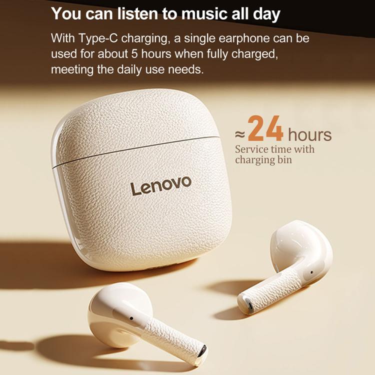 Lenovo EA166 TWS ENC Geräuschunterdrückung Halb-In-Ear Kabelloser Bluetooth-Kopfhörer, EA166