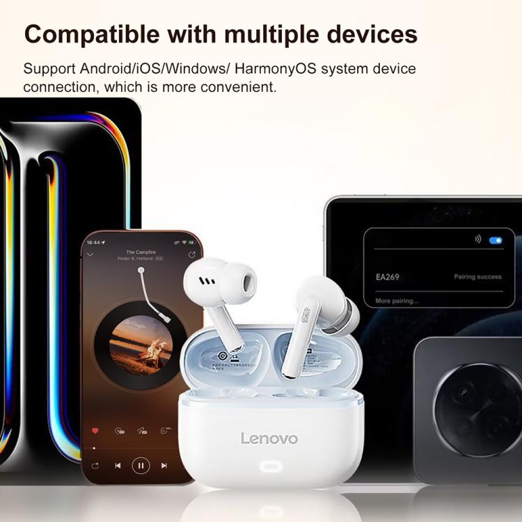 Lenovo EA269 TWS ENC Geräuschunterdrückung Halb-In-Ear Kabelloser Bluetooth-Kopfhörer, EA269