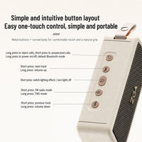 PZ009 PLUS Tragbarer Retro-Bluetooth-Lautsprecher
