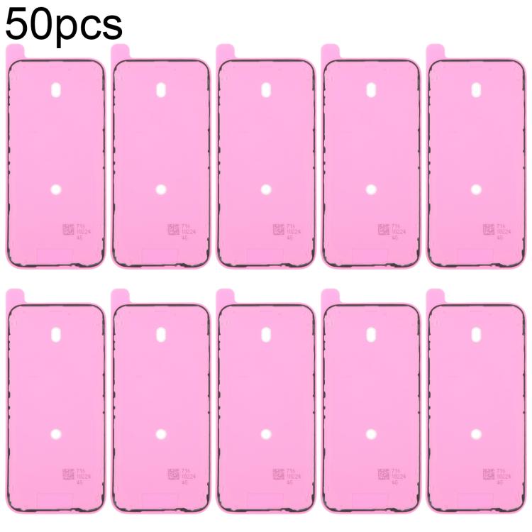 50 Stück OEM LCD-Rahmendichtungen, wasserdicht, mit Klebedichtung, kompatibel mit Luftdichtheitsprüfung, For iPhone 17 Pro Max, For iPhone 17 Pro, For iPhone 17, For iPhone Air, For iPhone 16 Pro Max, For iPhone 16 Pro, For iPhone 16 Plus, For iPhone 1...