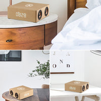 Q5A Multifunktionaler Holz-Touch-Uhr-Display, kabelloser Lade-Bluetooth-Lautsprecher, unterstützt TF-Karte, U-Disk und 3,5 mm AUX, Q5A