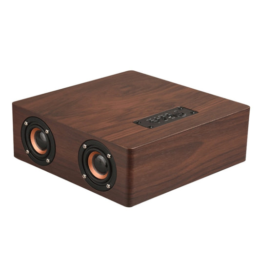 Q5 Bluetooth-Lautsprecher aus Holz, unterstützt TF-Karte und 3,5 mm AUX, Q5