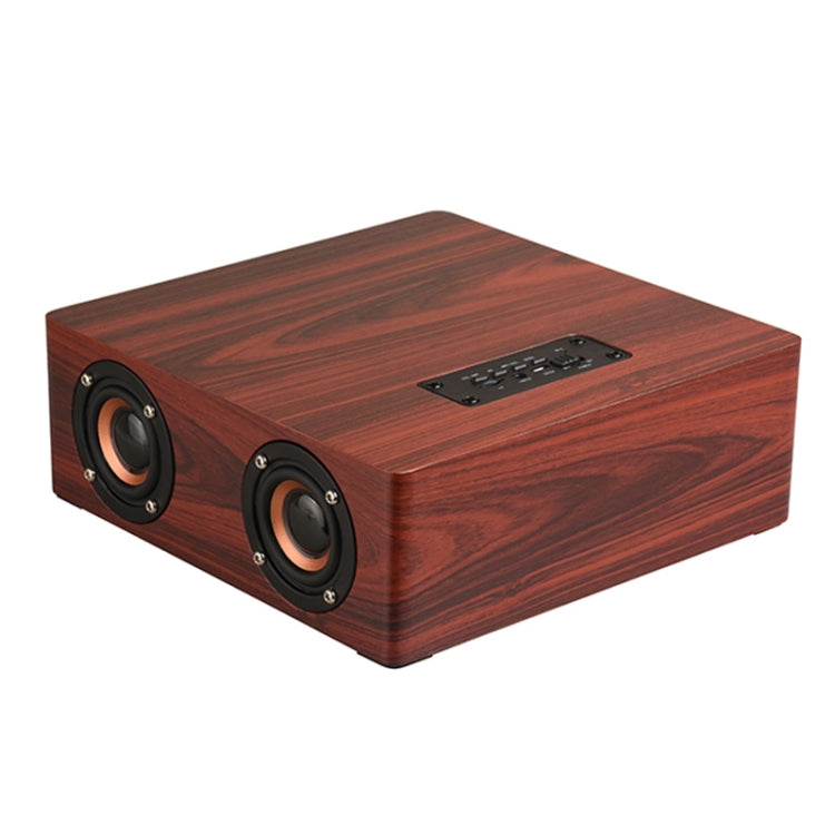 Q5 Bluetooth-Lautsprecher aus Holz, unterstützt TF-Karte und 3,5 mm AUX, Q5