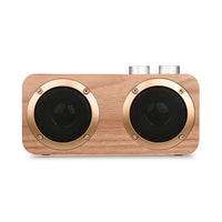 Q7 Subwoofer-Bluetooth-Lautsprecher aus Holz, unterstützt TF-Karte, U-Disk und 3,5-mm-AUX, Q7