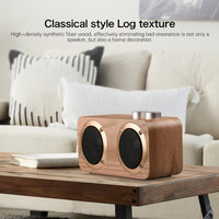 Q7 Subwoofer-Bluetooth-Lautsprecher aus Holz, unterstützt TF-Karte, U-Disk und 3,5-mm-AUX, Q7