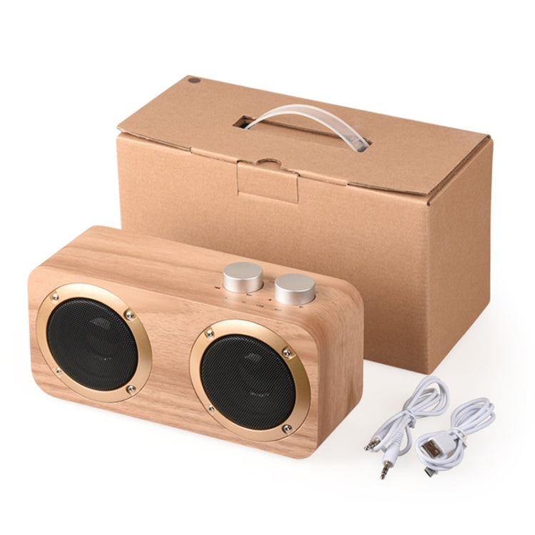 Q7 Subwoofer-Bluetooth-Lautsprecher aus Holz, unterstützt TF-Karte, U-Disk und 3,5-mm-AUX, Q7