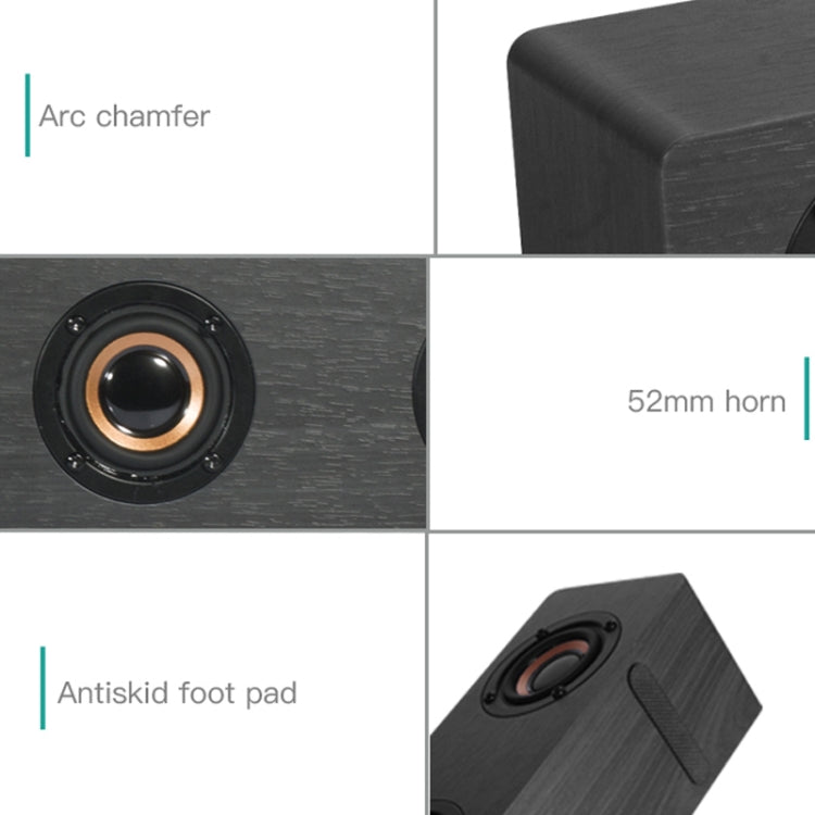 D90 Subwoofer, Bluetooth 4.2-Lautsprecher aus Holz mit Fernbedienung, unterstützt TF-Karte und 3,5-mm-AUX-Koaxialkabel, Glasfaser und U-Disk, D90+ Subwoofer