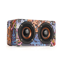 M5 Subwoofer Bluetooth 4.2-Lautsprecher aus Holz, unterstützt TF-Karte und 3,5 mm AUX und FM