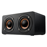 M5 Subwoofer Bluetooth 4.2-Lautsprecher aus Holz, unterstützt TF-Karte und 3,5 mm AUX und FM
