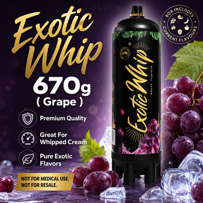 Exotic Whip 670g ( Grape )