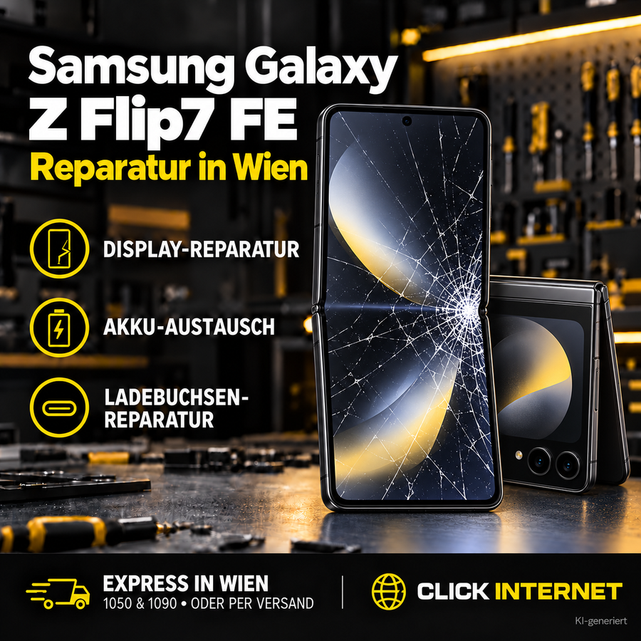 Samsung Galaxy Z Flip7 FE Reparatur Wien | Express Service & Versand