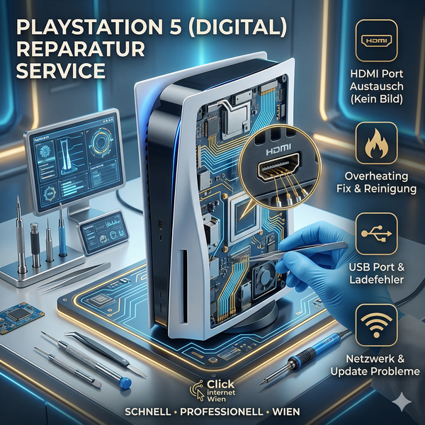 PlayStation 5 (Digital) Reparatur Service