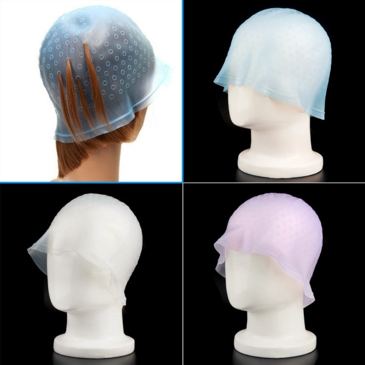 Hochtemperaturbeständiger Säure- und Alkali-Silikon-Pick-Dye-Haarfärbehut, zufällige Farblieferung, Dye Hat
