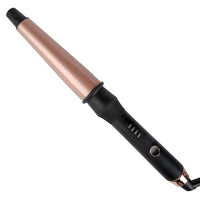 1–1,5 Zoll konischer Keramik-Lockenwickler mit hitzebeständigen Handschuhen, UK-Stecker, UK Plug
