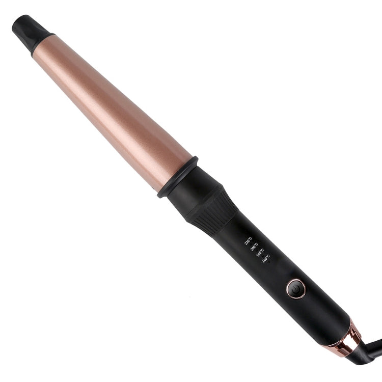 1–1,5 Zoll konischer Keramik-Lockenwickler mit hitzebeständigen Handschuhen, UK-Stecker, UK Plug