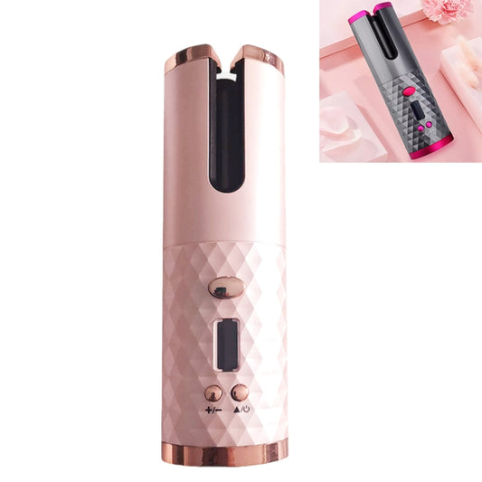 Automatischer Lockenwickler mit USB-Aufladung, tragbarer Mini-Wireless-Multifunktions-Lockenstab mit LCD-Display