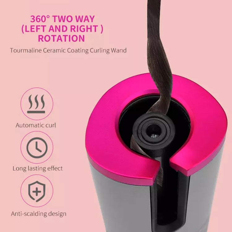 Automatischer Lockenwickler mit USB-Aufladung, tragbarer Mini-Wireless-Multifunktions-Lockenstab mit LCD-Display