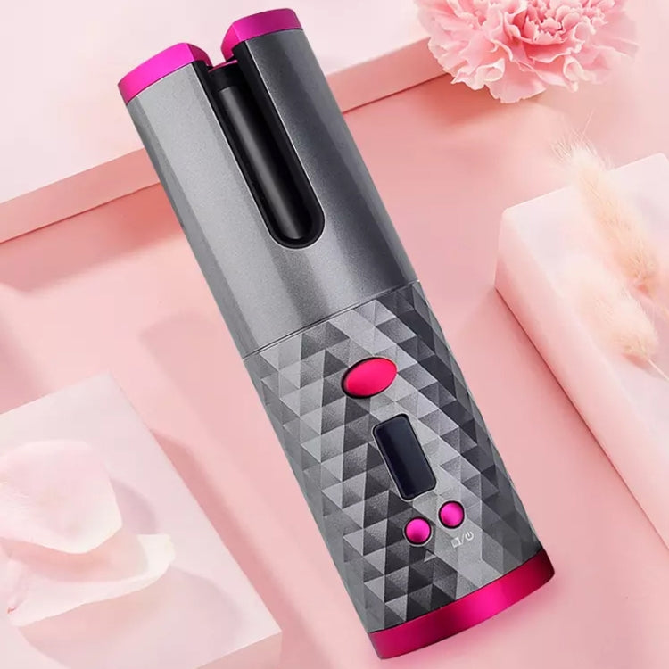 Automatischer Lockenwickler mit USB-Aufladung, tragbarer Mini-Wireless-Multifunktions-Lockenstab mit LCD-Display